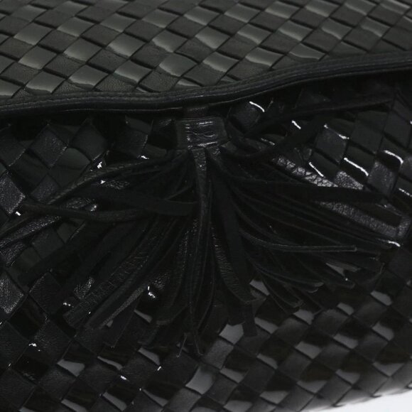 BALLY Shoulder Bag Leather Black Auth bs9690 - Picture 12 of 16